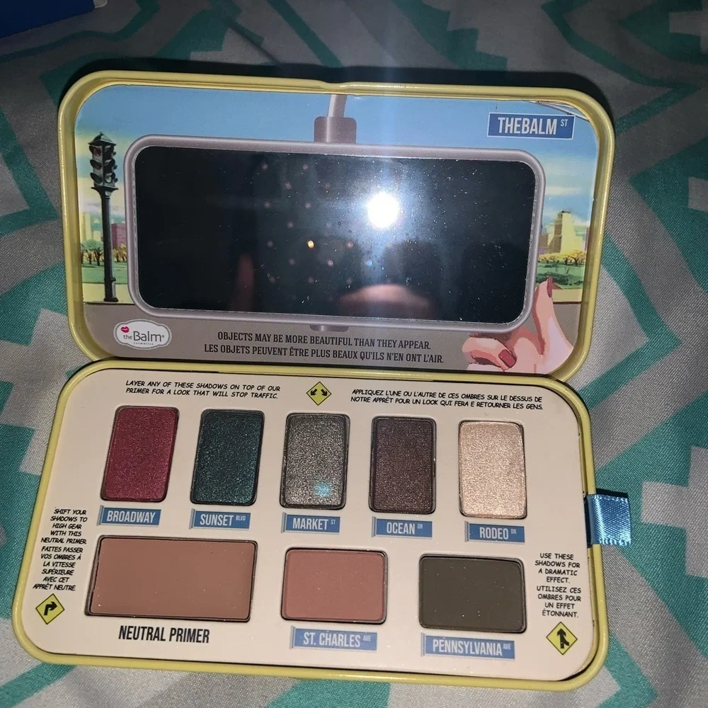 Autobalm Pic Perf Eyeshadow Palette The Balm  Eyeshadow Palette 8 Colors makeup